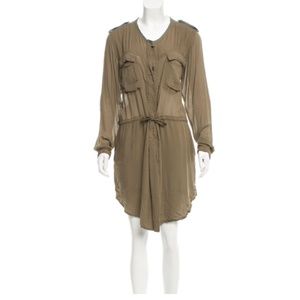 ÉTOILE ISABEL MARANT Cinched Long Sleeve Dress Siz